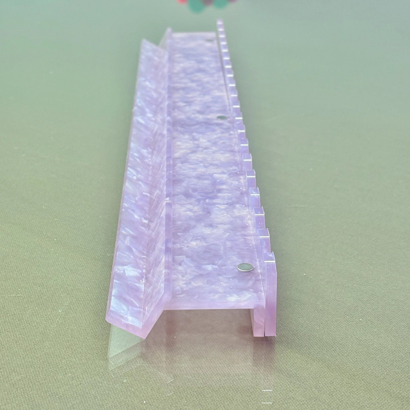 Lilac Scallop Mahjong Racks