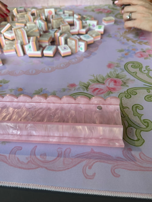 Pink Pearl Mahjong Rack